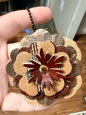 Handmade Floral Bag Charm